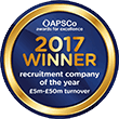 APSCo Recruitment Company of the Year (£5-50m turnover) 2017