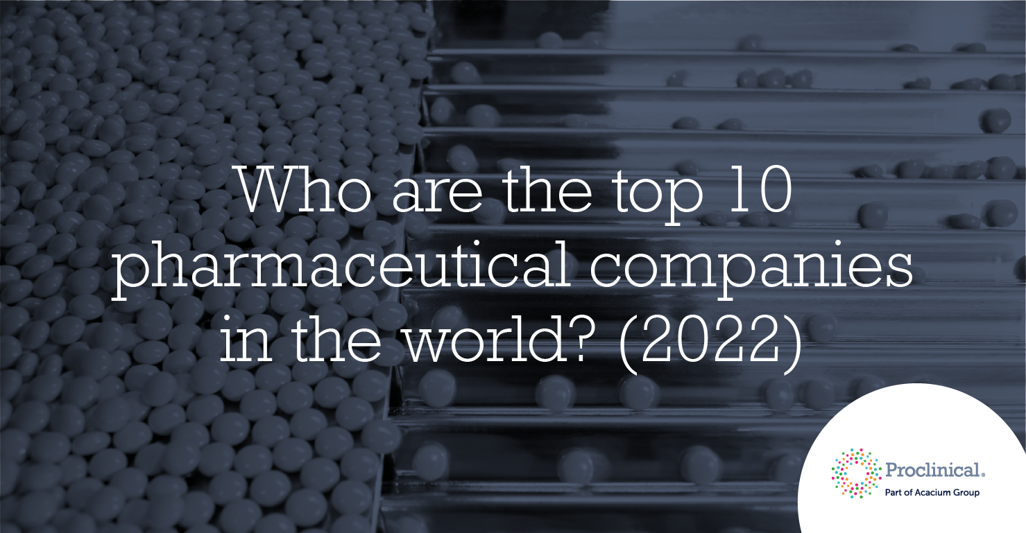 Who are the top 10 pharmaceutical companies in the world (2022)? | Proclinical Blogs Who are the top 10 pharmaceutical companies in the world (2022)? | Proclinical Blogs