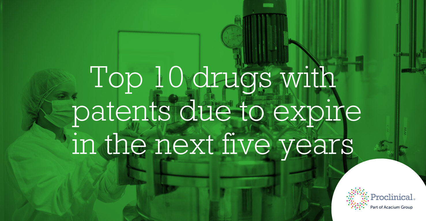 Top drug patent expirations in next 5 years