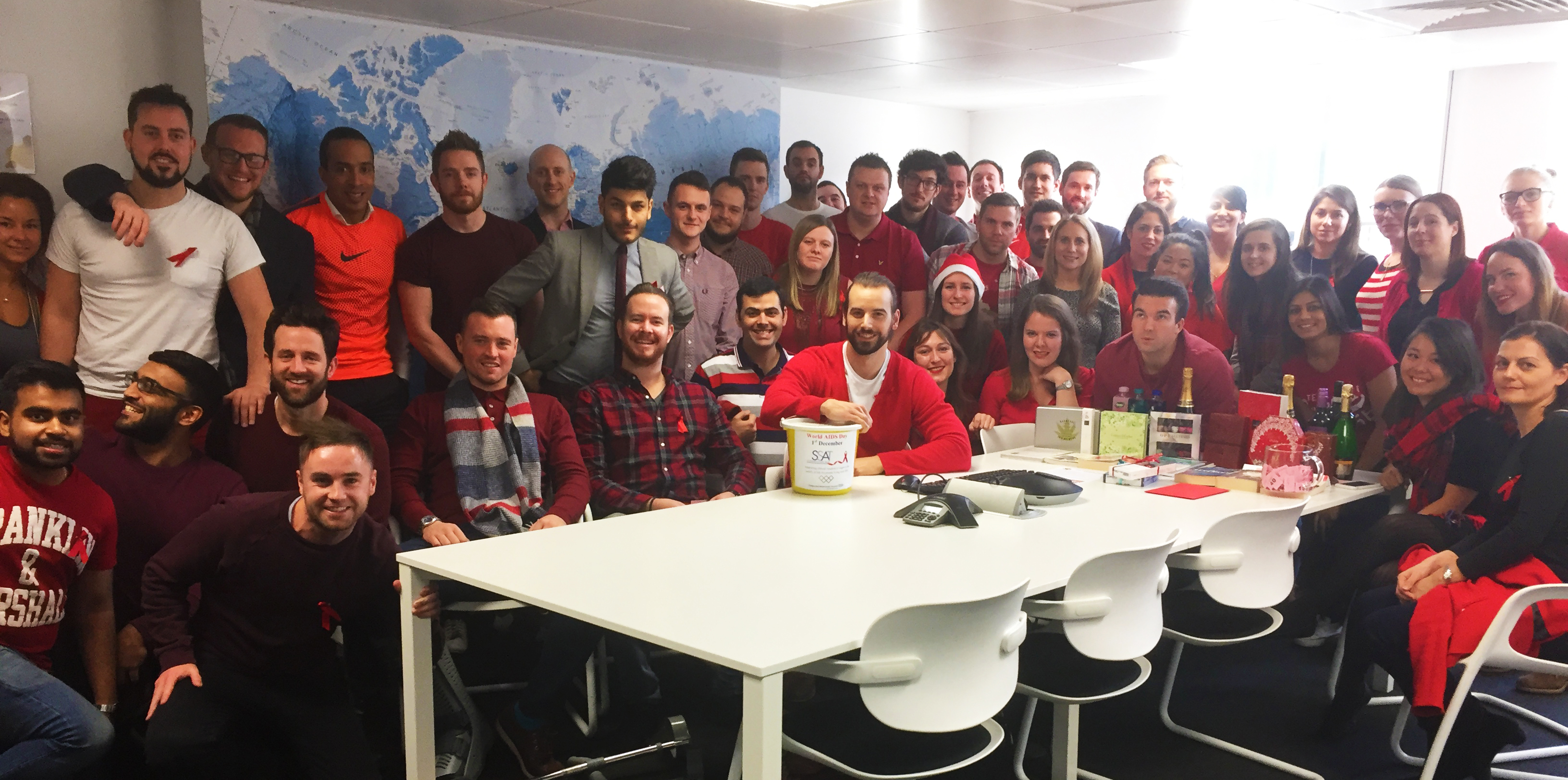 Proclinical goes red for clinical research charity on World AIDS Day