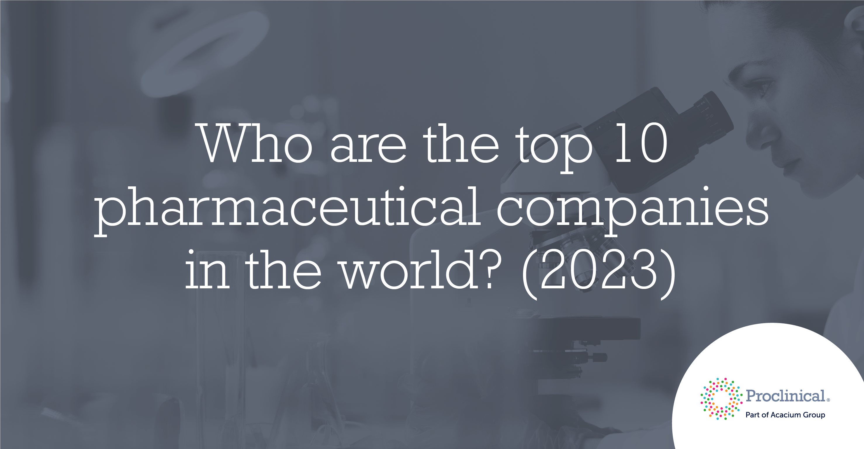 50 of 2021's best-selling pharmaceuticals