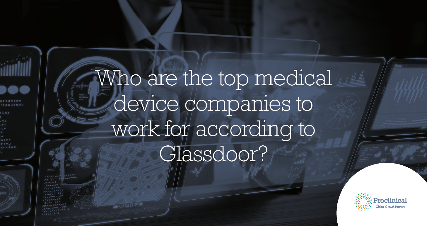 Who are the top 10 medical device companies to work for according