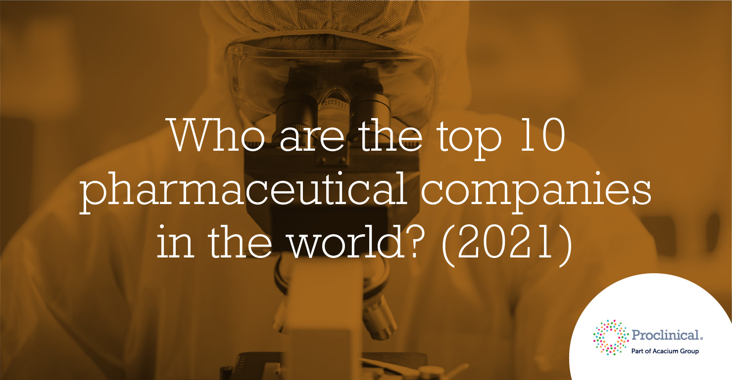 Who Are The Top 10 Pharmaceutical Companies In The World 2021 Proclinical Blogs